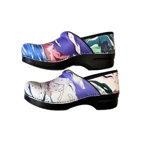 Dansko Twin Pro Paint by Numbers Clogs Size 40